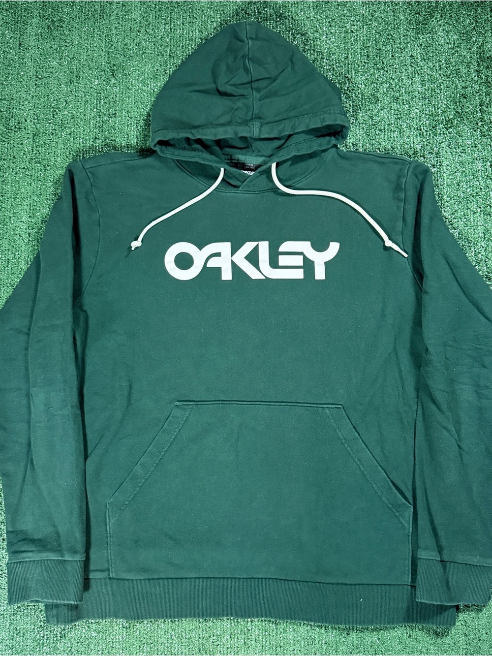 Oakley Men's Forest Green Logo Hoodie XL